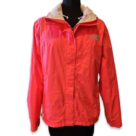 North Face Hyvent Pink and White Women's Windbreaker Jacket Size Medium - Picture 3 of 9